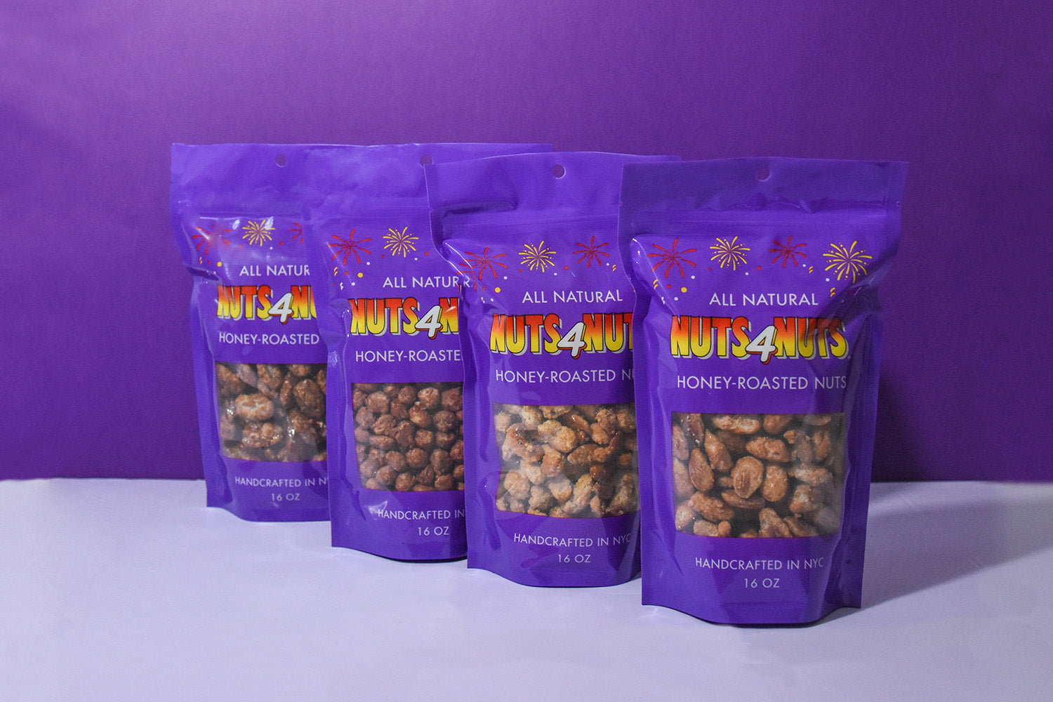 Honey-Roasted Nuts in 16 oz Resealable Celebration Pack