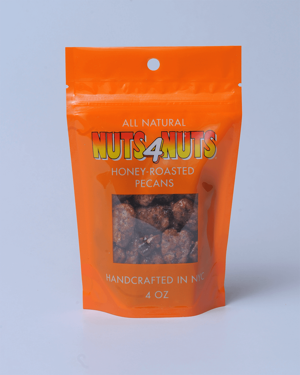 Honey-Roasted Pecans in 4 oz Resealable Pack
