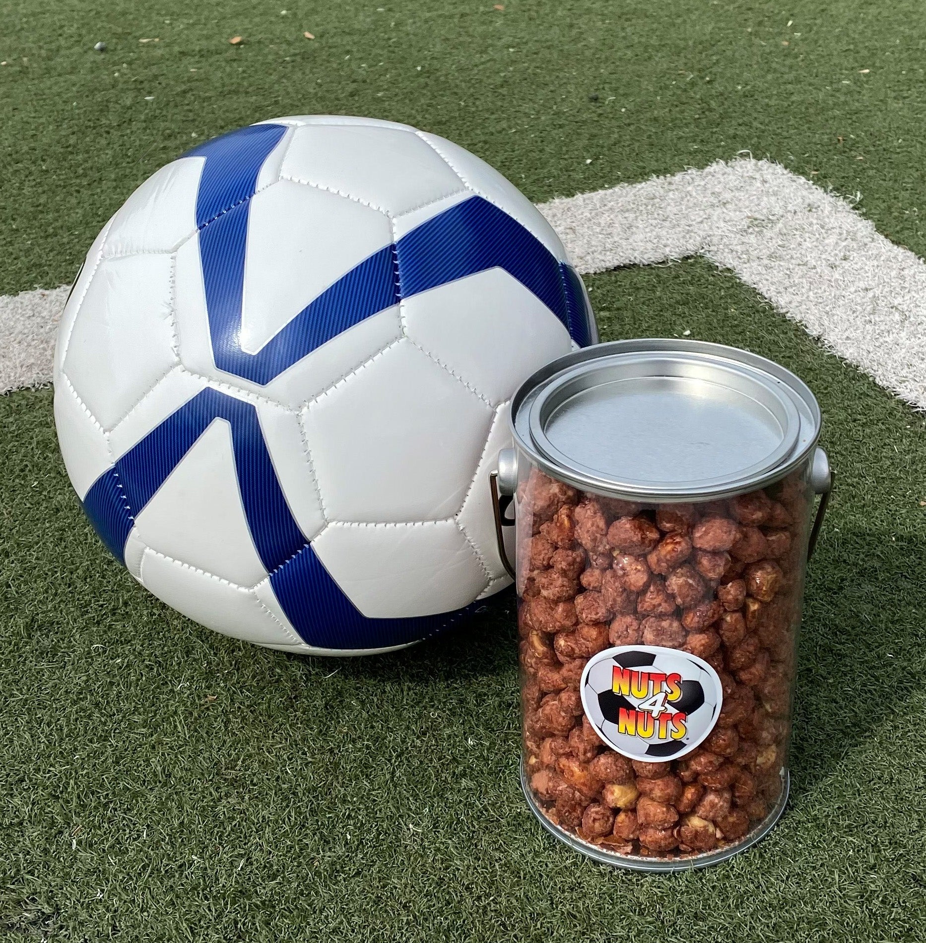 The Nuts4Soccer Gift Tin in Gift Box