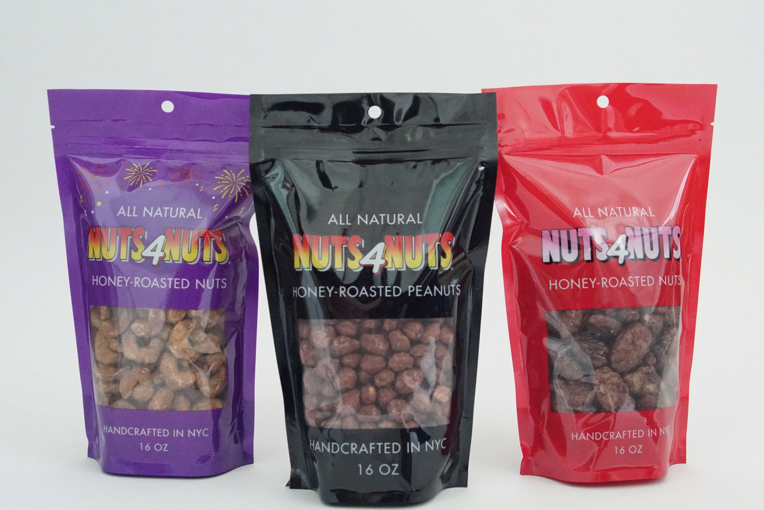 Honey-Roasted Nuts in 16 oz Resealable Celebration Pack