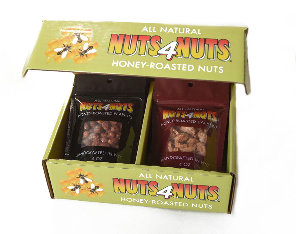 Nuts4Nuts 4 Pack Gift Box Sampler