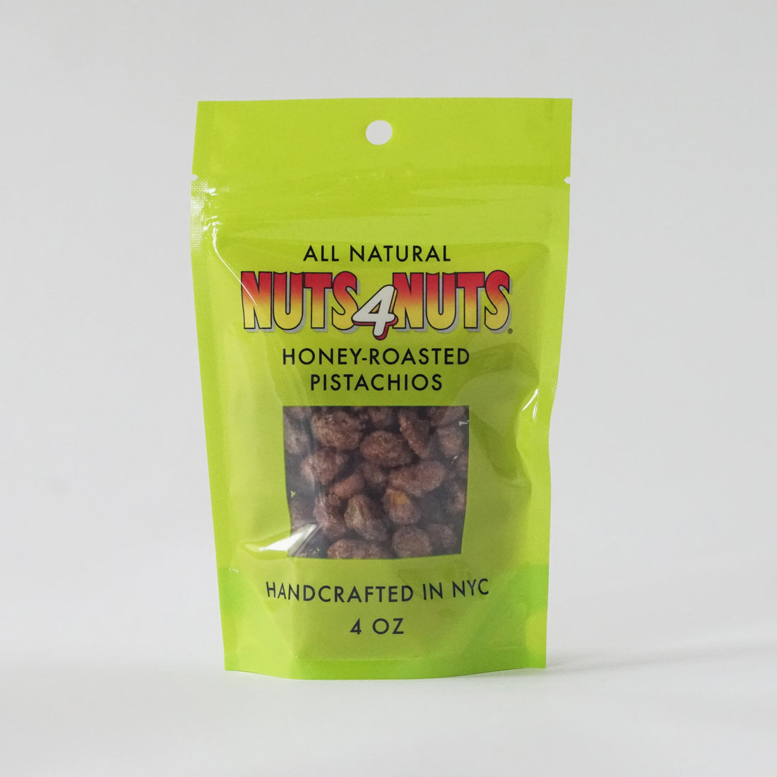 Honey-Roasted Pistachios in 4 oz Resealable Pack