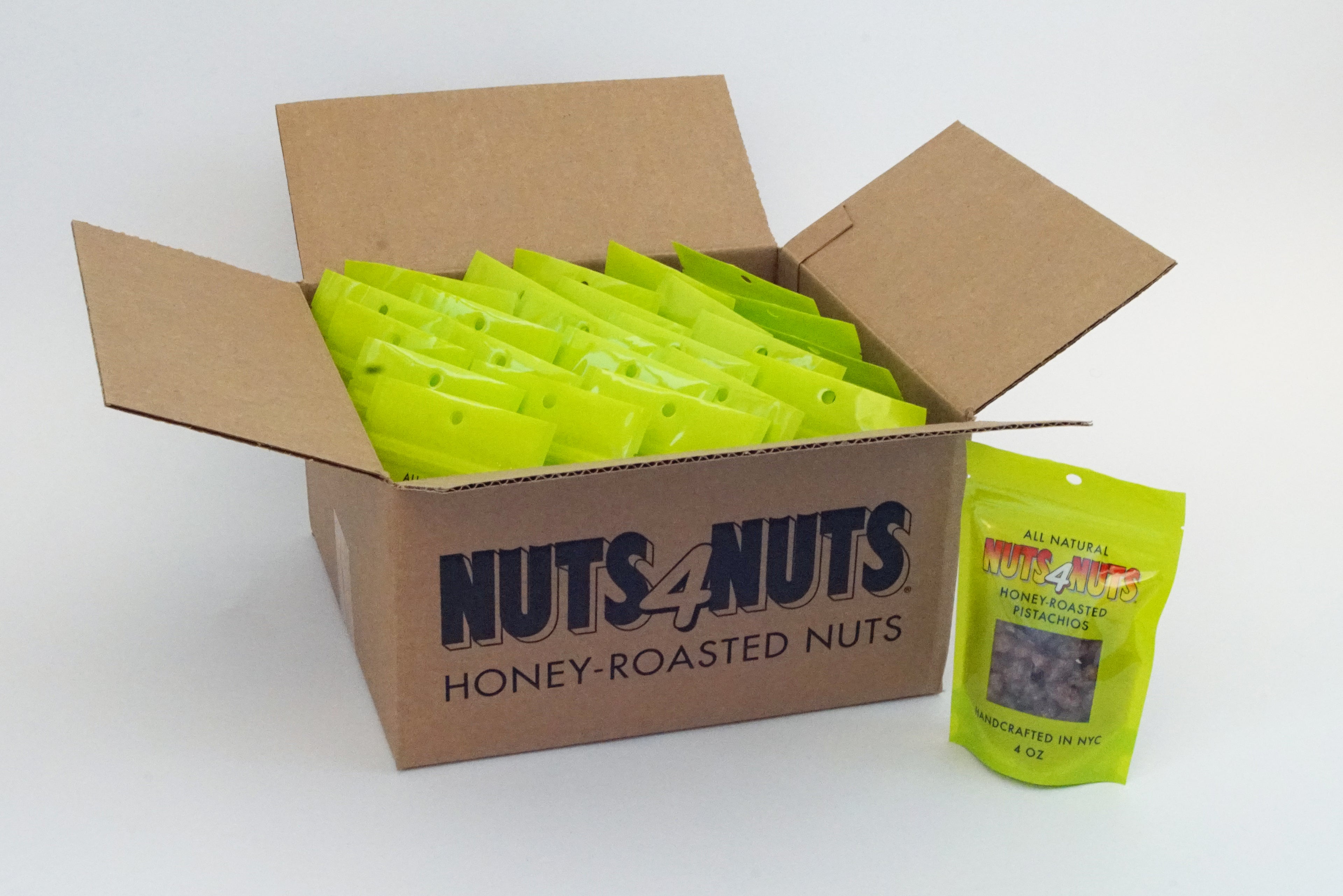 Honey-Roasted Pistachios 4 oz Party Pack