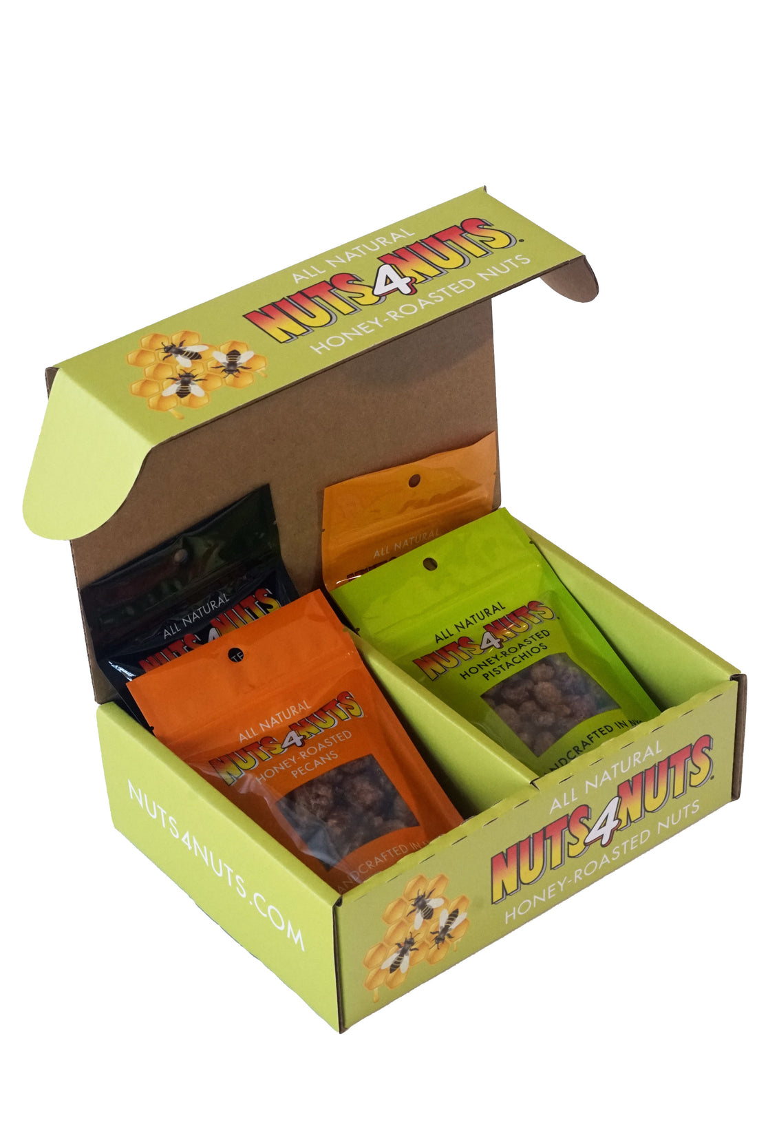 Nuts4Nuts 4 Pack Gift Box Premium Sampler