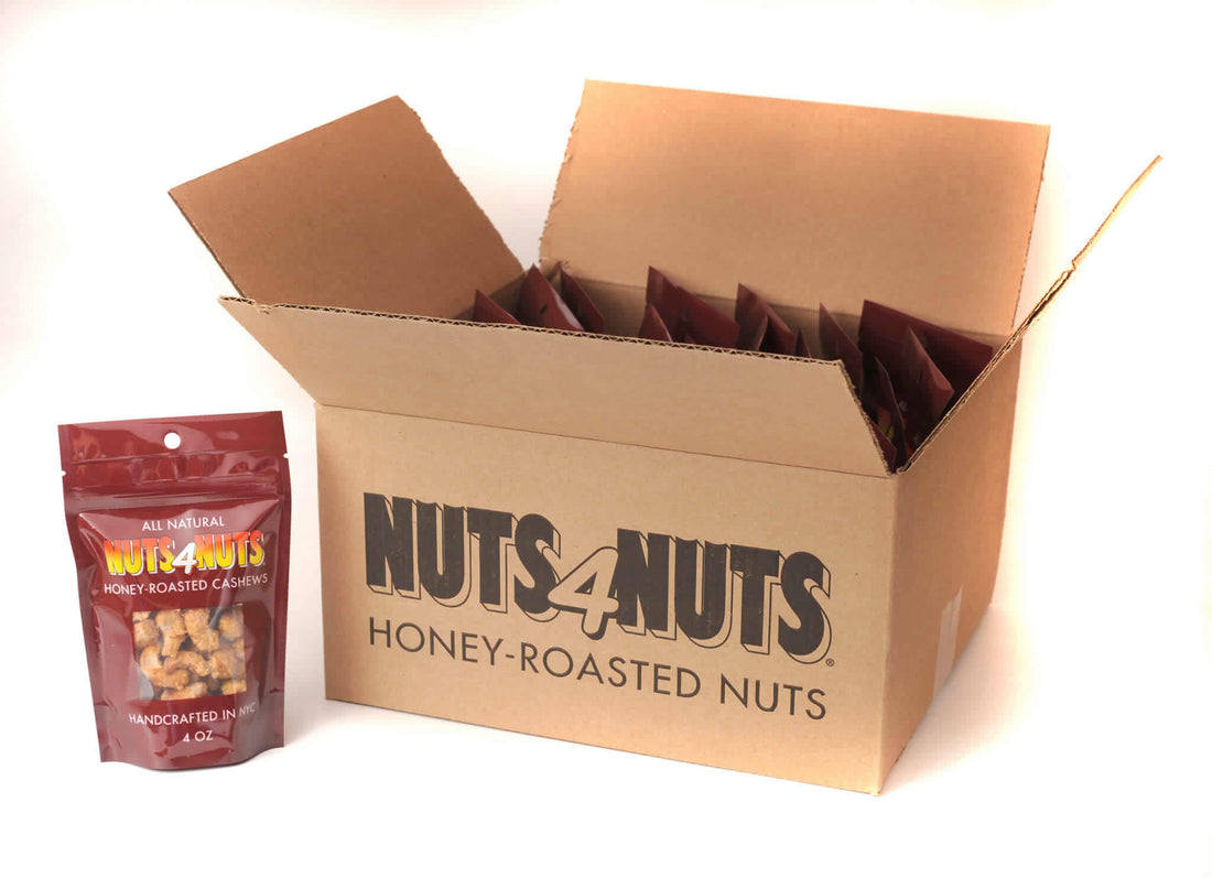Honey-Roasted Cashews 4oz Party Pack