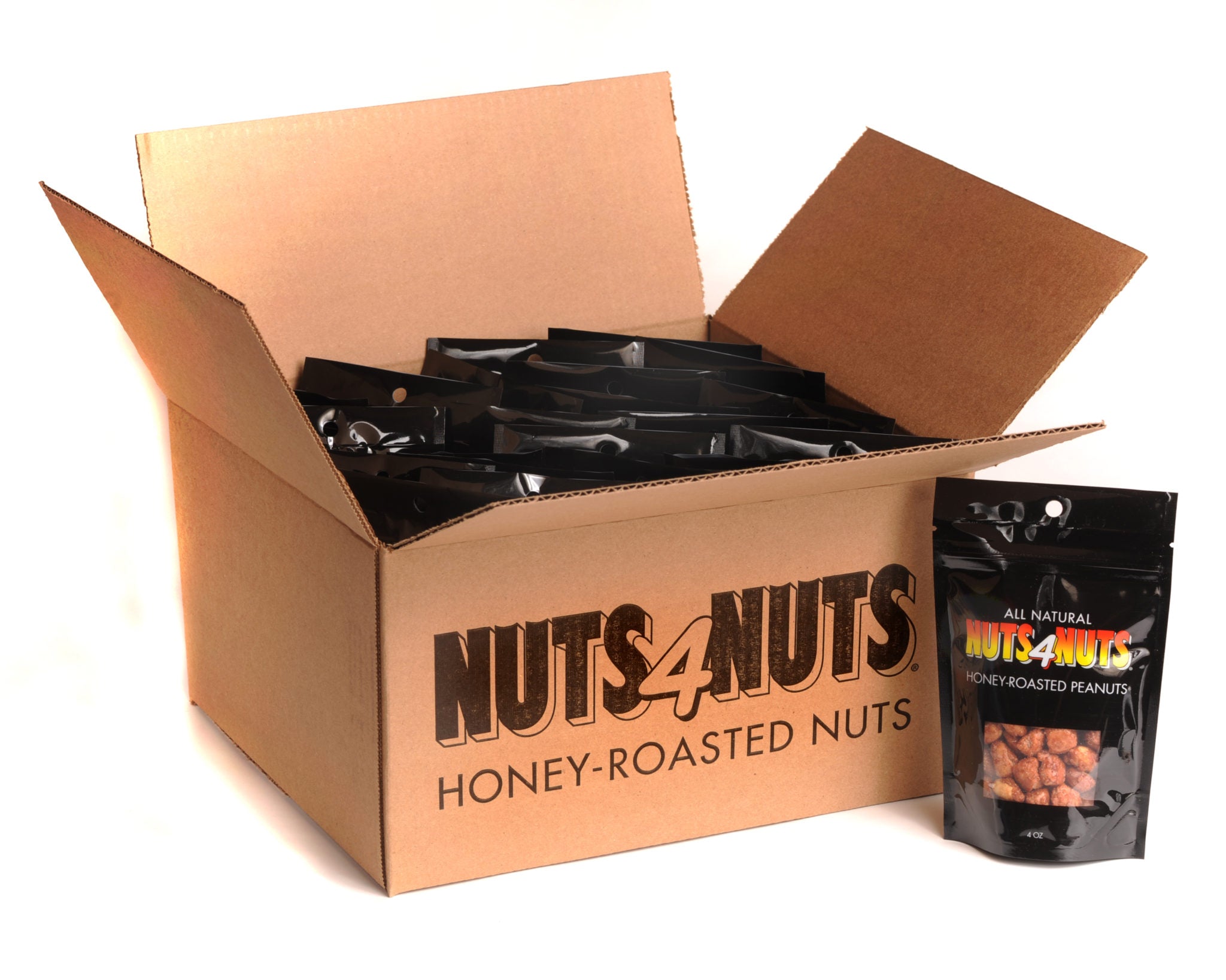 Honey-Roasted Peanuts 4oz Party Pack