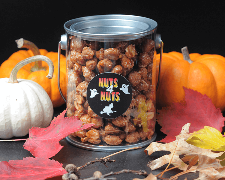 Honey-Roasted Peanuts in a 16 oz Halloween Gift Tin