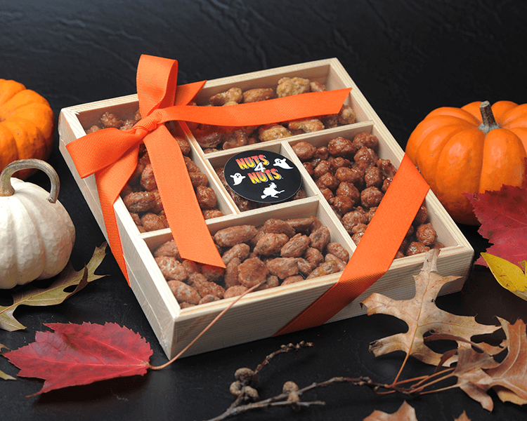Halloween 5-Compartment Wood Gift Box